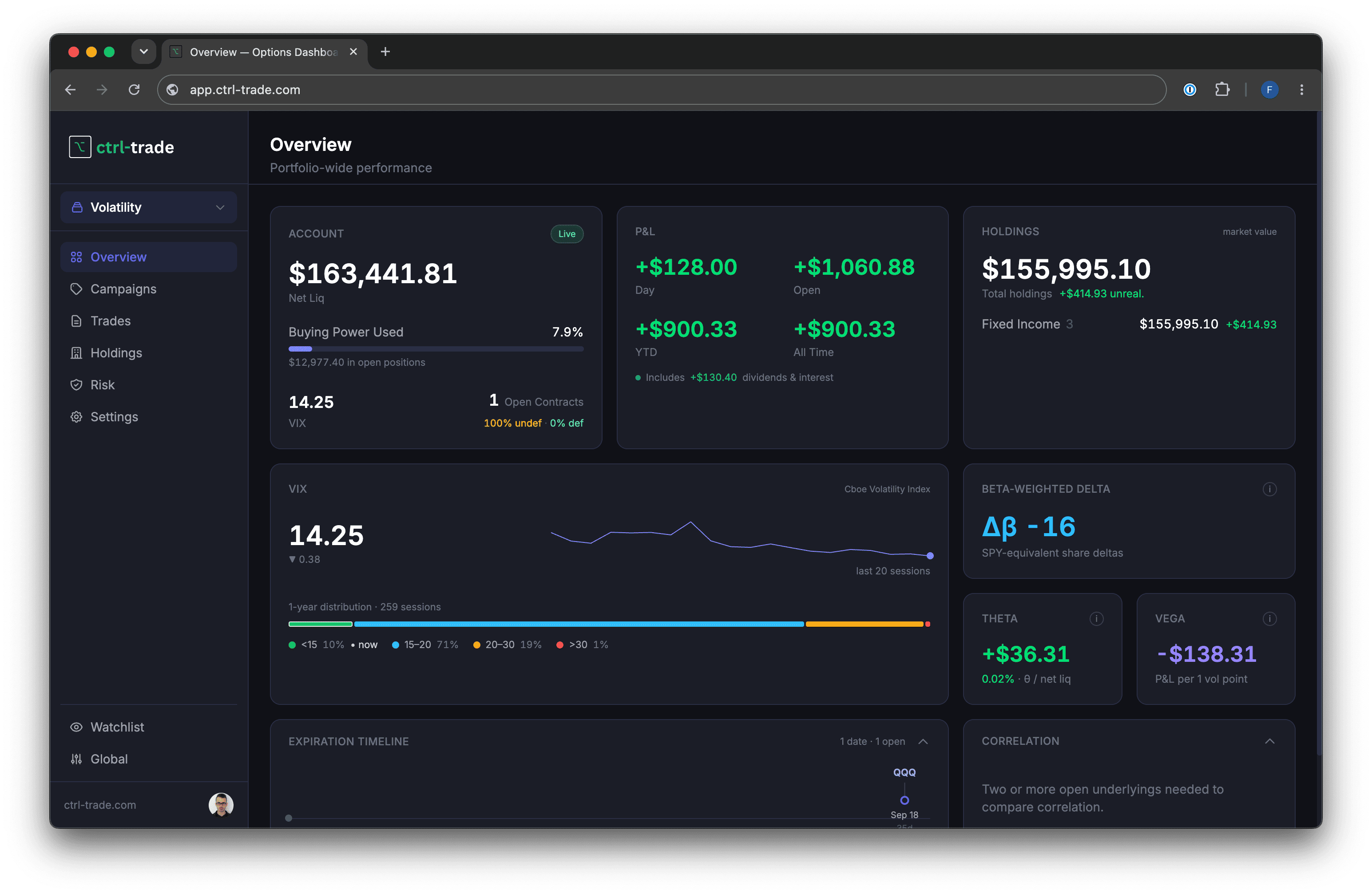 Ctrl-Trade screenshot